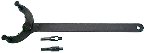 AI010030 Ключ радиусный разводной для удержания шкивов валов ГРМ, диапазон 21-100 мм.  049180